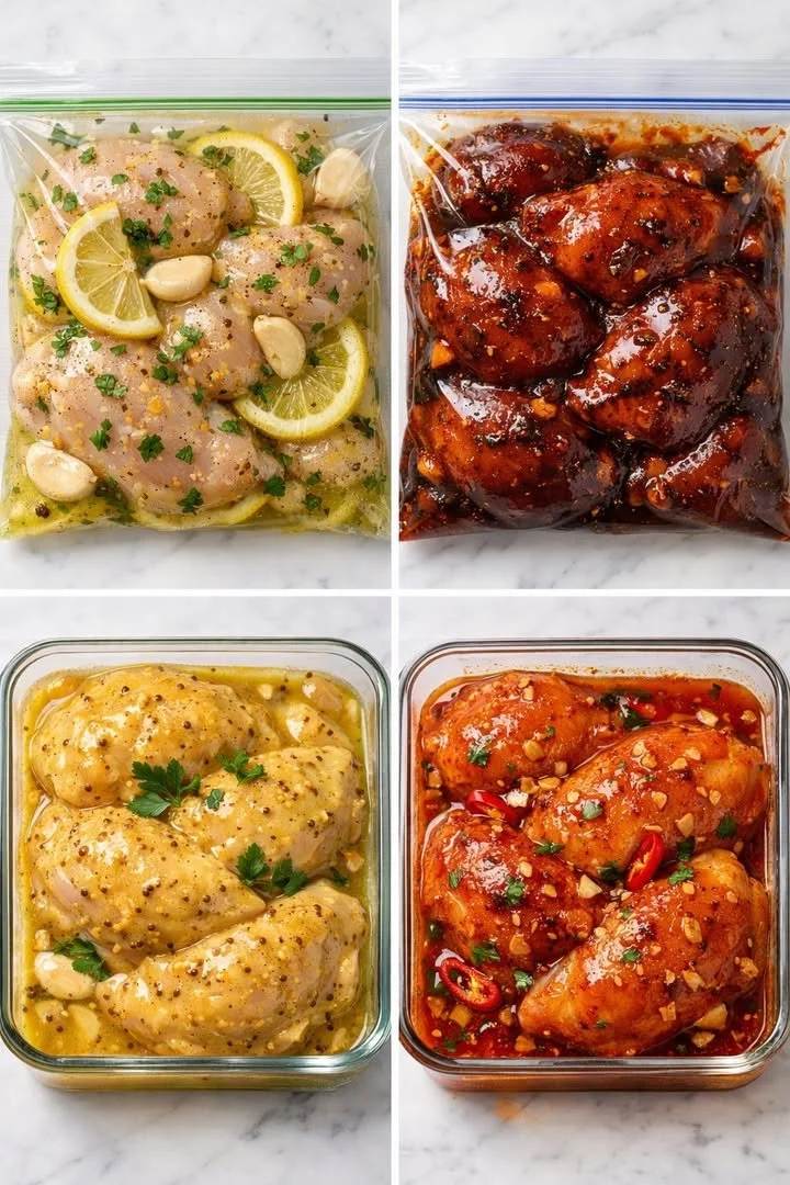 Four tasty chicken marinades for easy weeknight meals