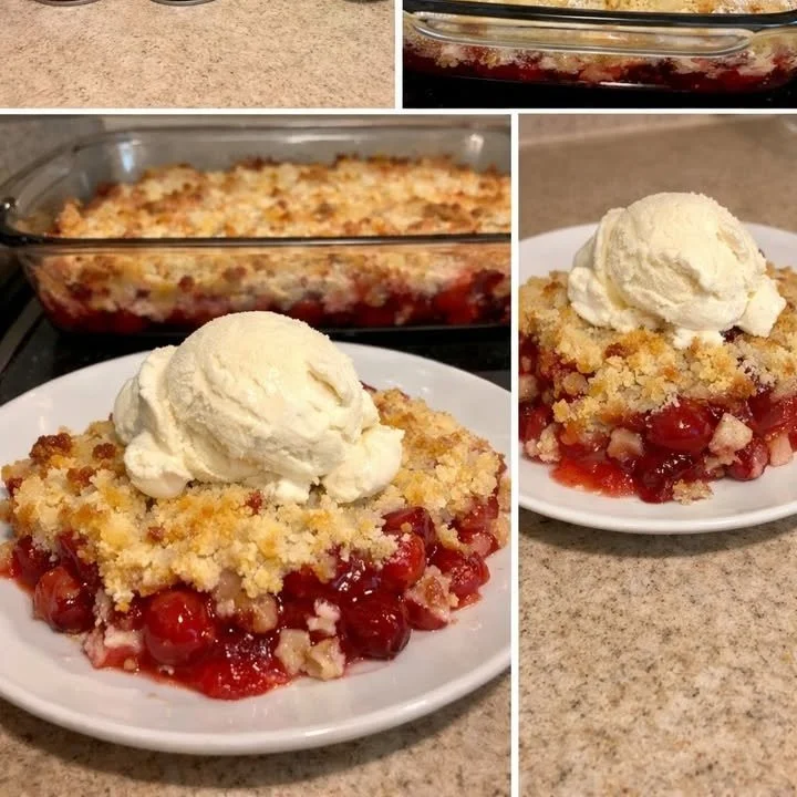 Delicious homemade 7-Up cobbler bake with fruity toppings and fizzy flavor.