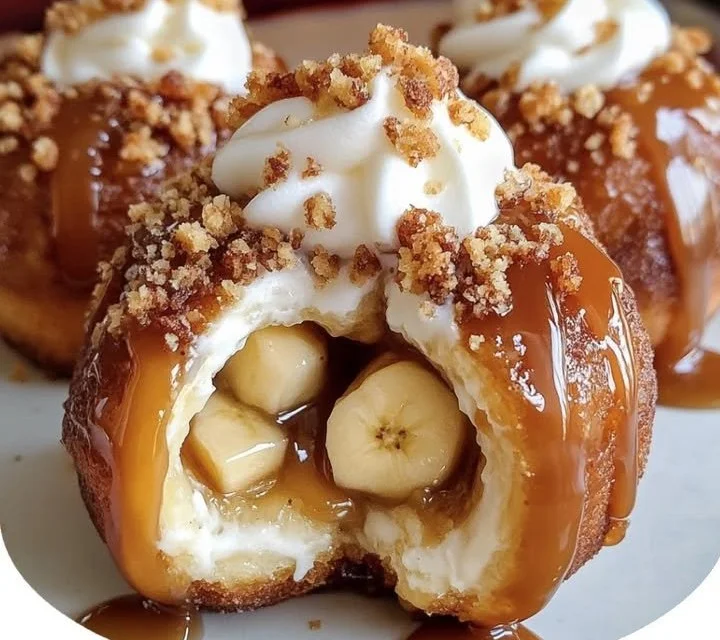 Deliciously stuffed caramel apple pie bombs with a golden crust and gooey filling