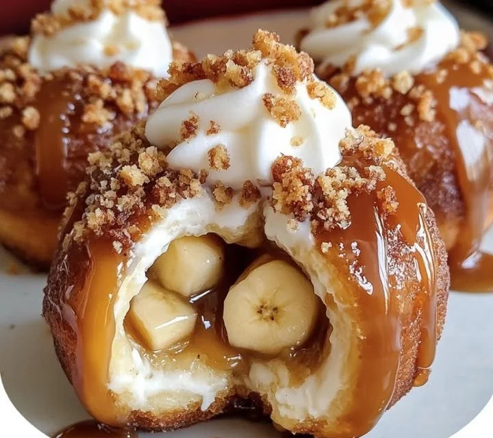 Delicious caramel apple pie bombs, a unique dessert twist on classic apple pie.