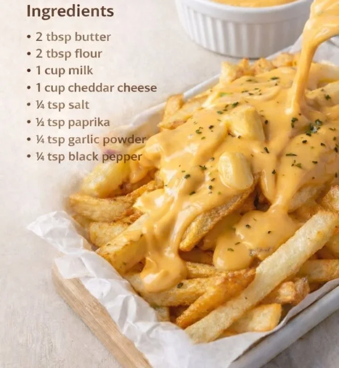 Bowl of creamy cheese sauce perfect for pasta and dipping.