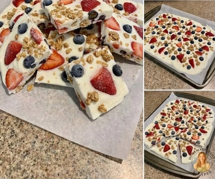 Assorted frozen yogurt bars with colorful toppings and flavors on display.