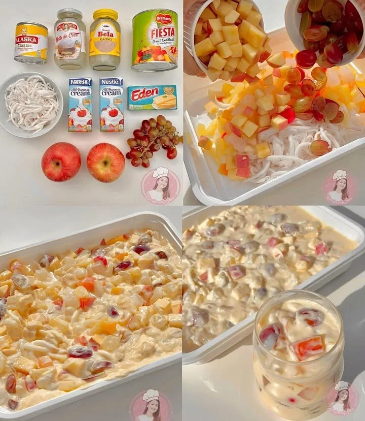 Bowl of vibrant fruit salad with assorted fresh fruits