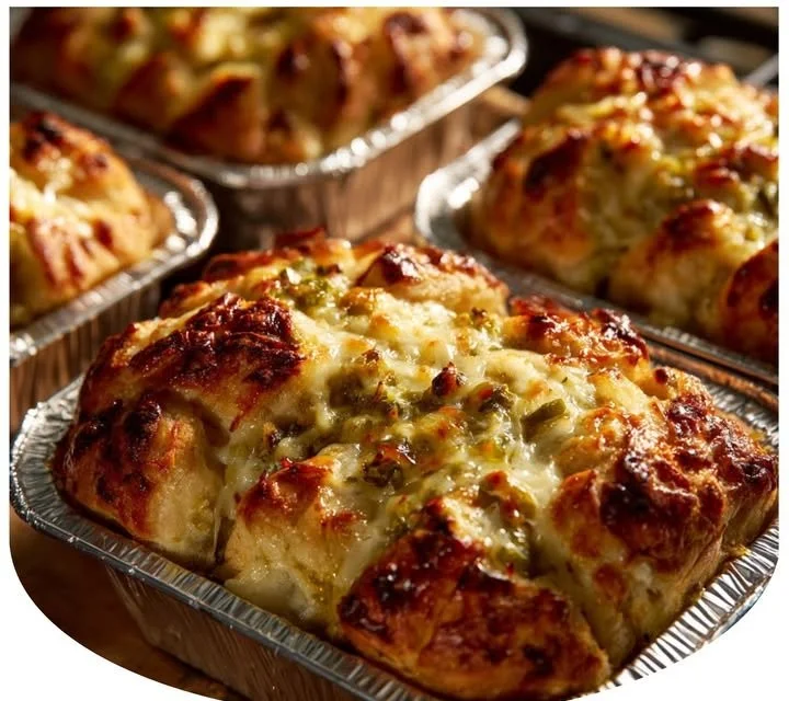 Delicious Green Chile Cheese Pull-Apart Bread, perfect for any gathering