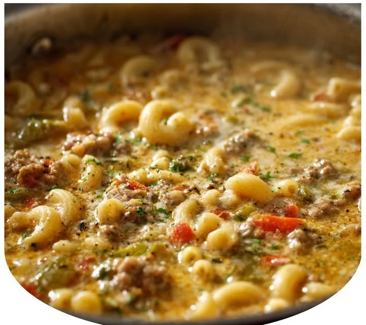 Bowl of homemade Green Chile Soup topped with fresh cilantro and lime.