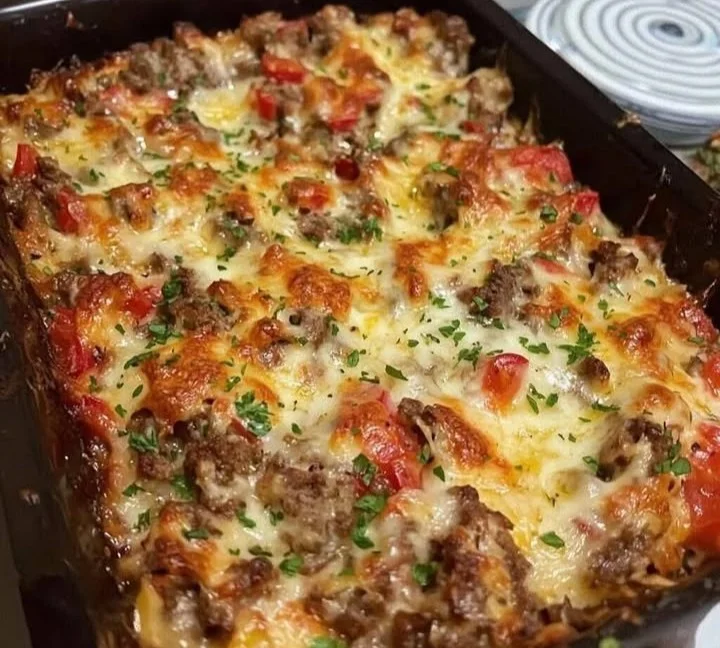 Family dinner table with tension over the last serving of food.