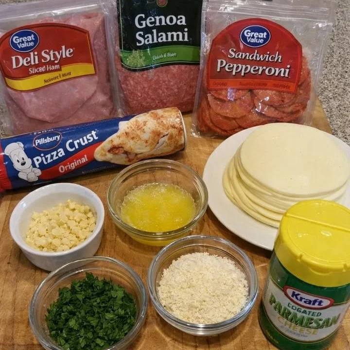 Authentic Italian Stromboli with savory fillings and crispy crust