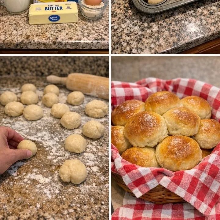 Delicious thrown rolls served at Lambert's Cafe, a Southern dining tradition.