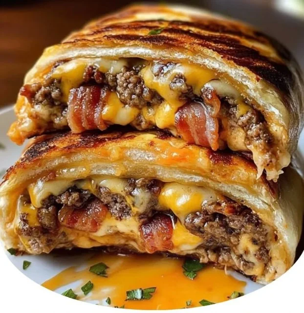 Maple Bacon Burger Bombs served on a platter with toppings and condiments