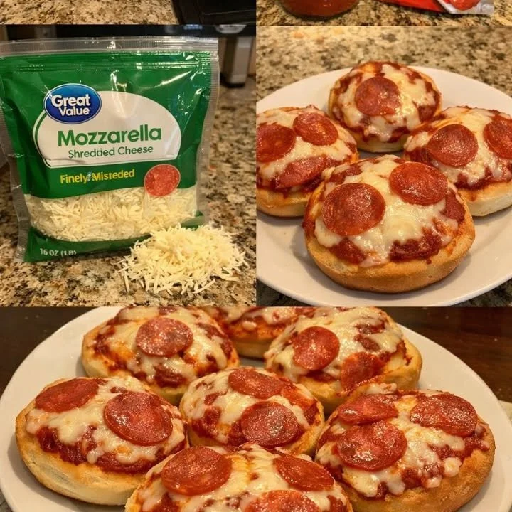 Homemade Pizza Buns filled with cheese and pepperoni, fresh from the oven.