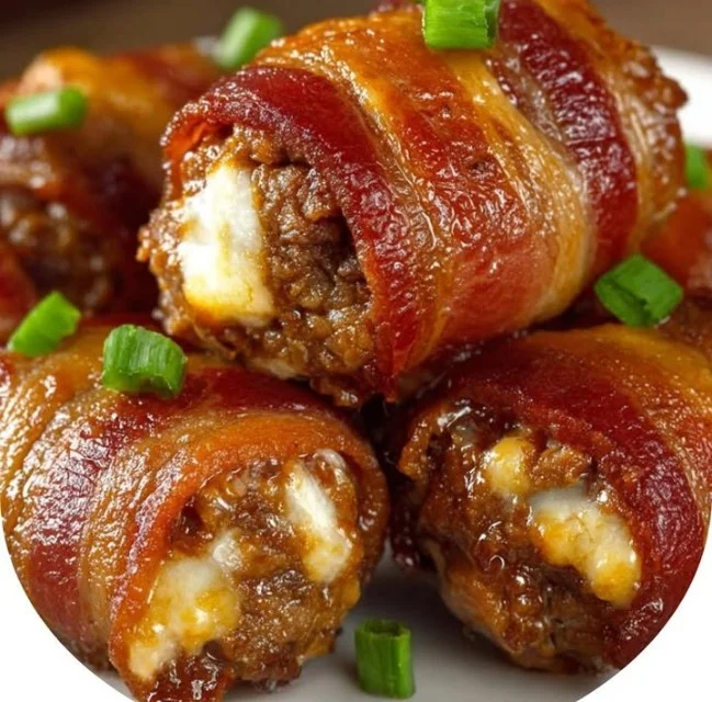 Delicious smoked shotgun shells ready for serving at a BBQ.