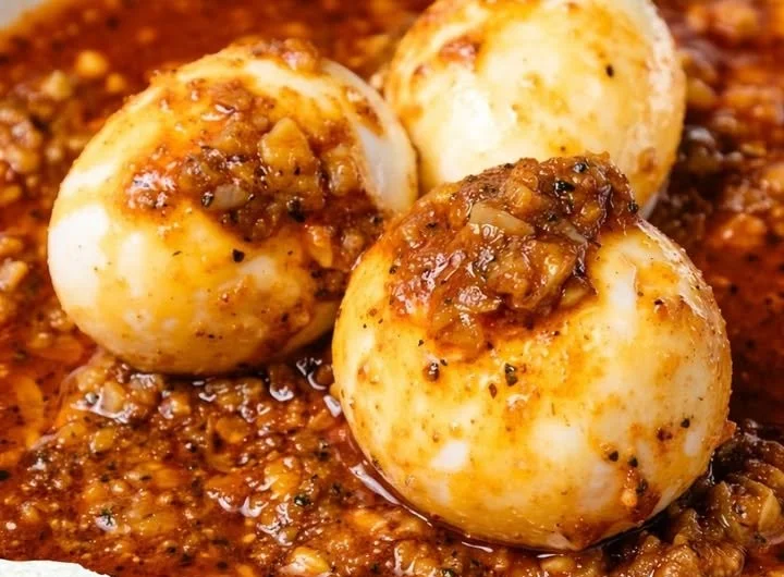 Delicious buttery and spicy egg boil recipe that's totally addictive