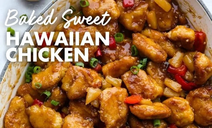 Baked Sweet Hawaiian Chicken with tropical flavors