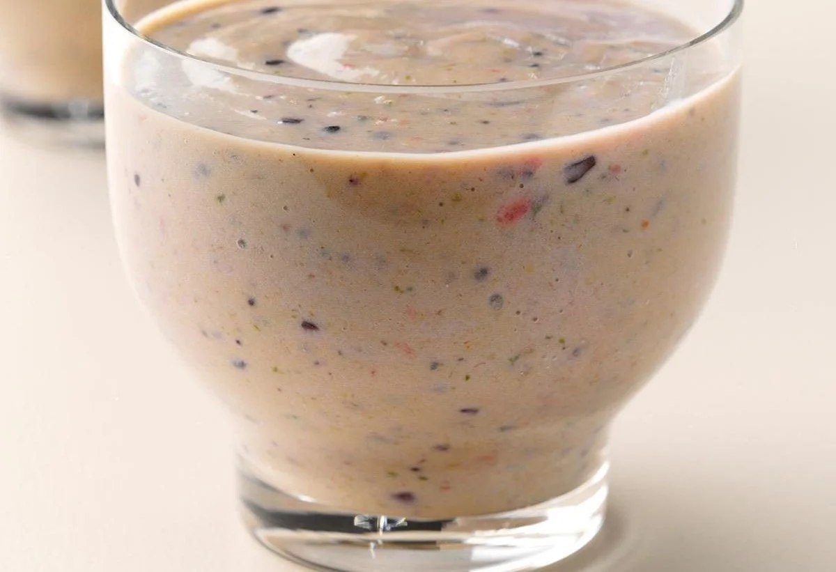 Healthy brain food smoothie loaded with nutrients for cognitive enhancement.