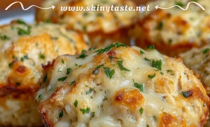Garlic Parmesan Ranch Chicken Rice Bake Cups served in a colorful dish