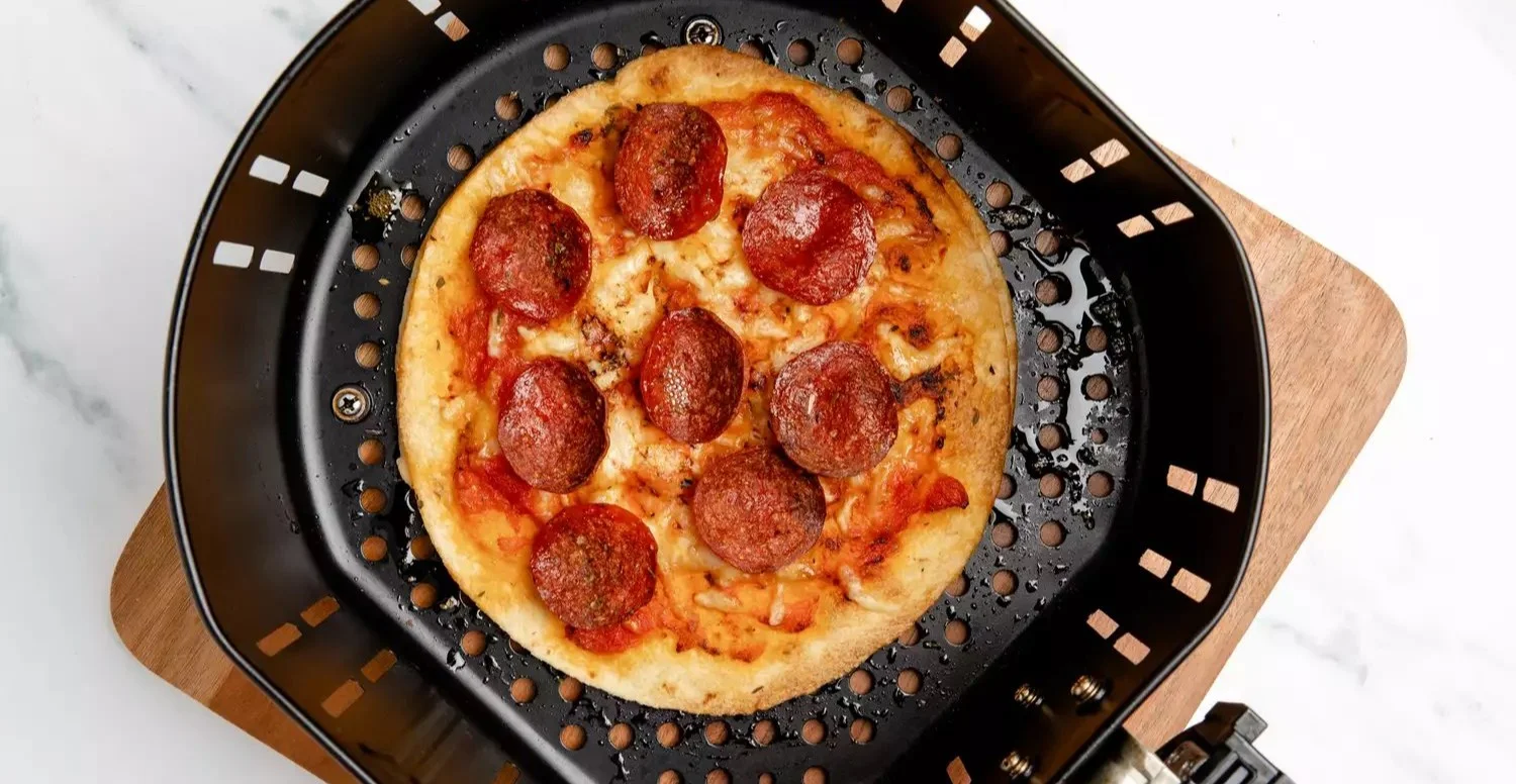 Delicious Air Fryer Pizza made using TikTok's viral recipe