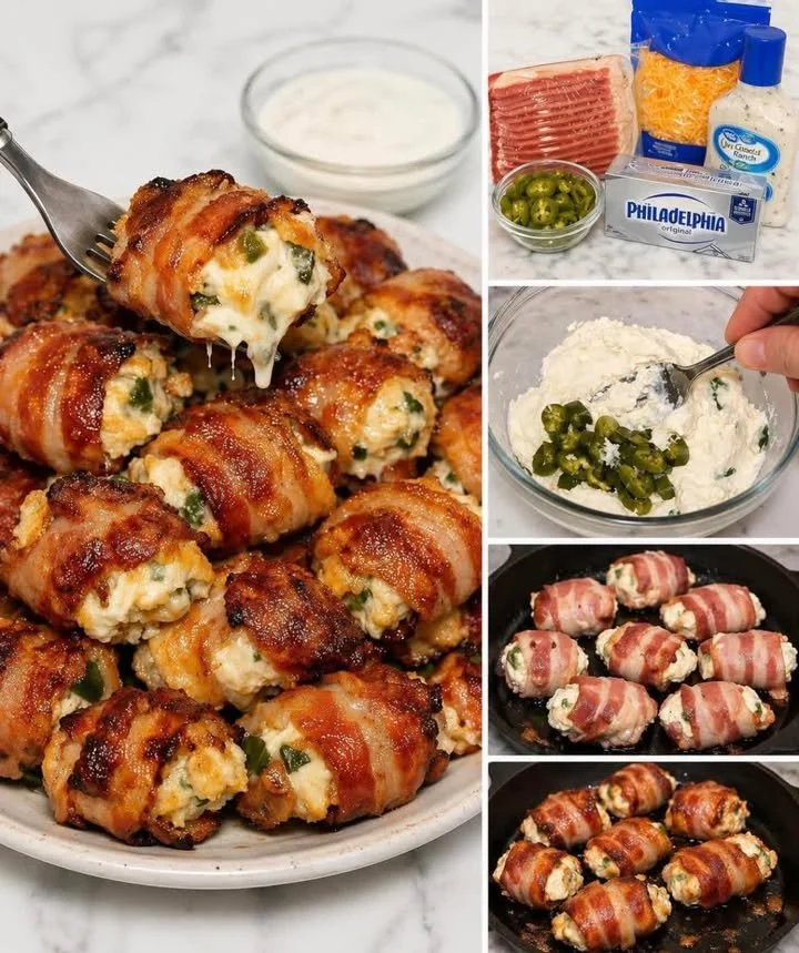 Delicious Bacon Ranch Bites served as appetizers