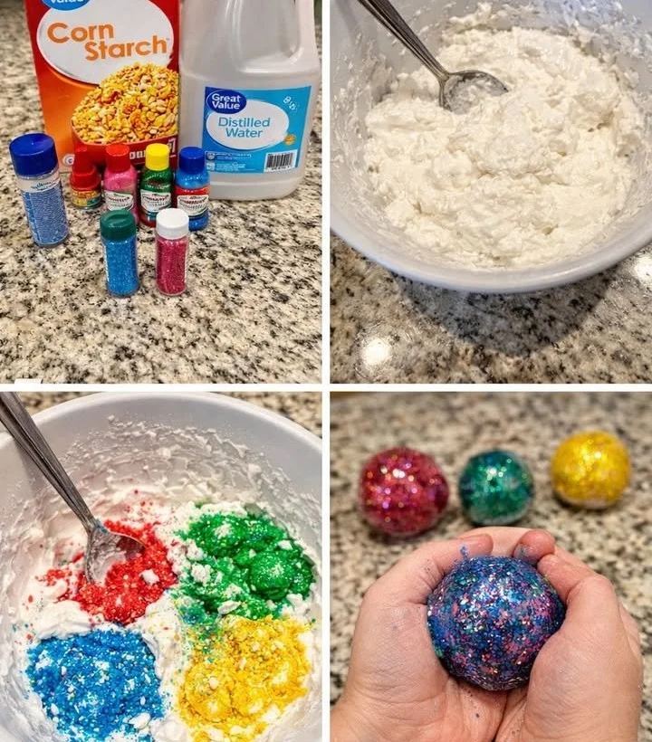 Colorful Magic Play Dough for creative play and fun activities.