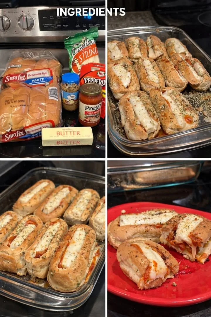Delicious pizza boats filled with cheese and toppings for a tasty meal