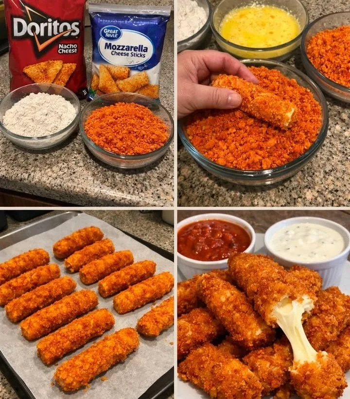 Ultimate Doritos Cheesy Crunch-Sticks snack pack with vibrant packaging