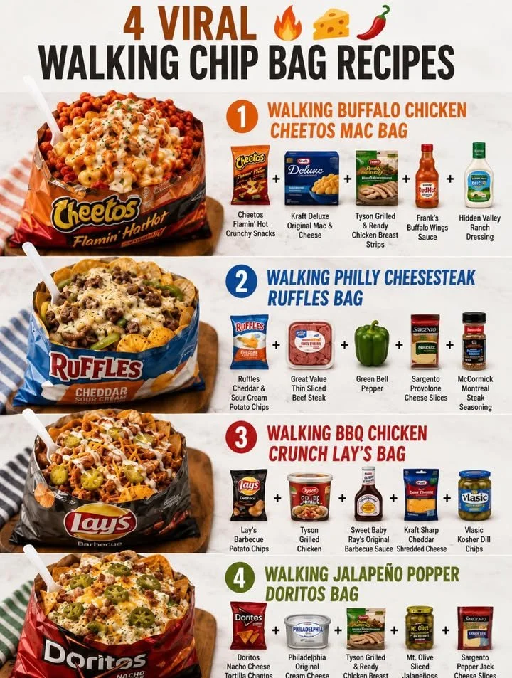 Four easy walking recipes for healthy snacking and quick meals