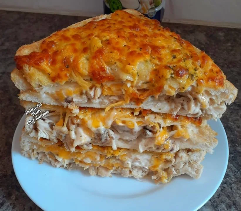 Delicious Chicken Mayo Sandwiches with fresh ingredients and creamy mayo