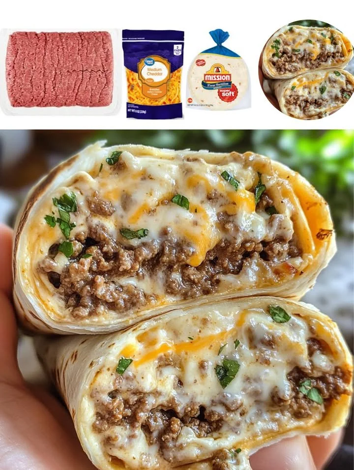 Delicious creamy burritos filled with flavors and topped with savory toppings.