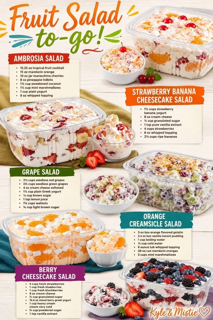 A colorful bowl of easy no bake fruit salad featuring fresh fruits.