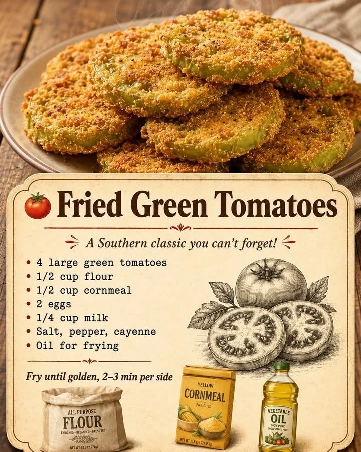 Delicious plate of fried green tomatoes served with a dipping sauce