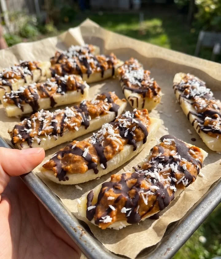 Healthy frozen banana snacks for a refreshing treat