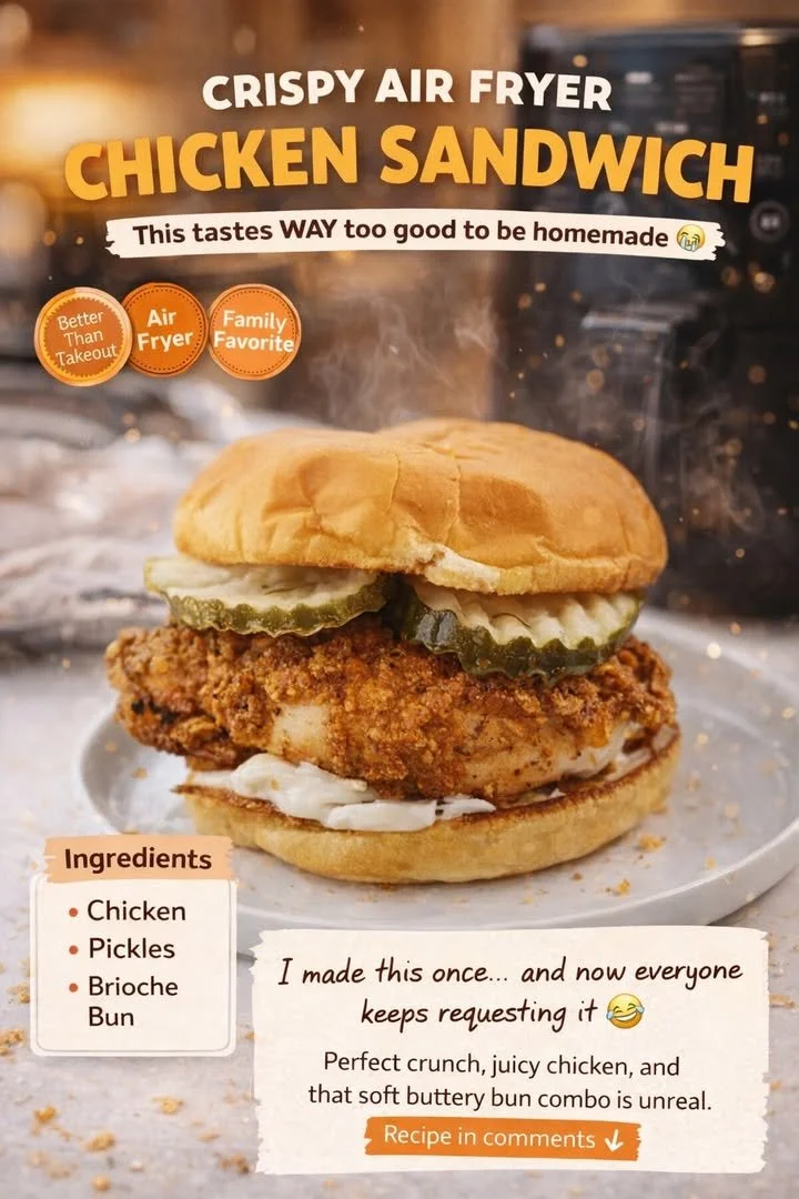 Delicious chicken sandwich with crispy lettuce and fresh toppings