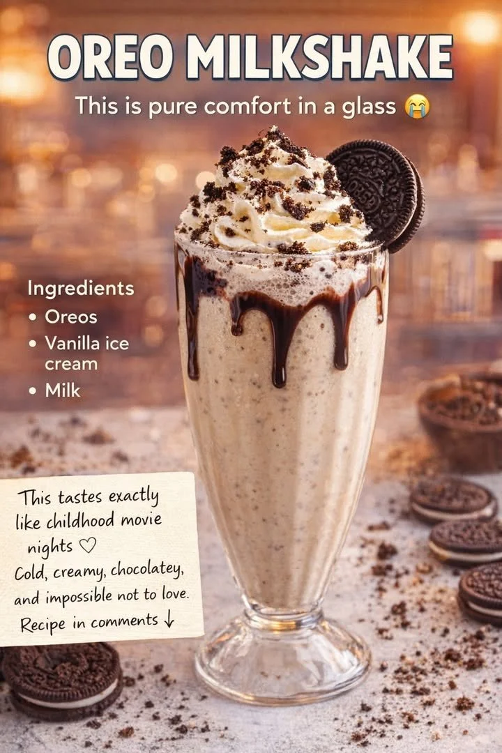 Delicious chocolate milkshake topped with whipped cream and chocolate sprinkles