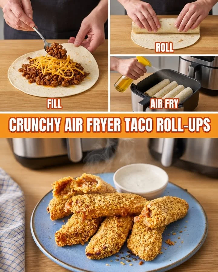 Delicious crispy taco snack on a plate with toppings