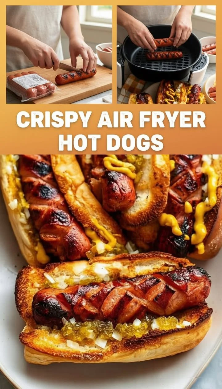 Plate of hot dogs and fries ready to serve at a summer barbecue