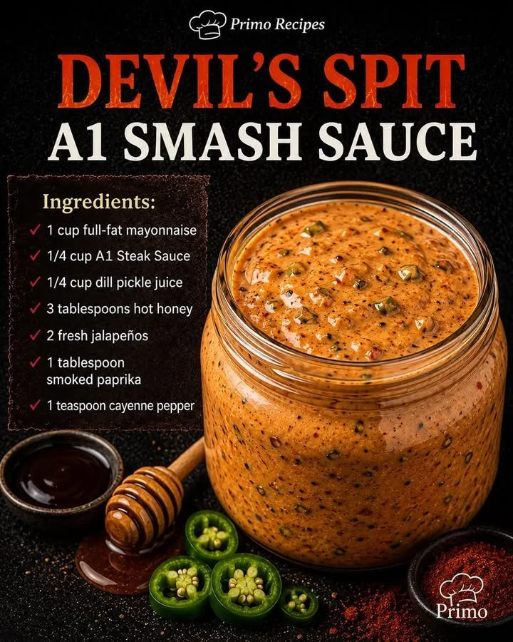 Devil's Spit A1 Smash Sauce bottle with spicy flavor profile