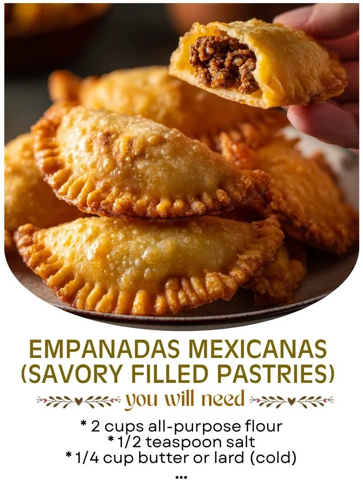 Delicious Mexican empanadas filled with savory ingredients
